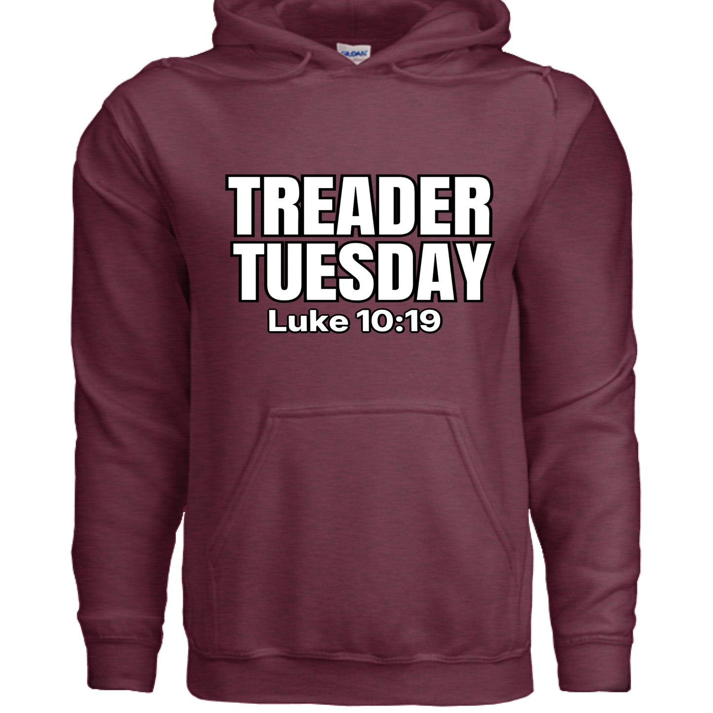 Heather Sport Dark Maroon - FRONT
